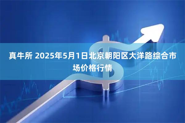 真牛所 2025年5月1日北京朝阳区大洋路综合市场价格行情