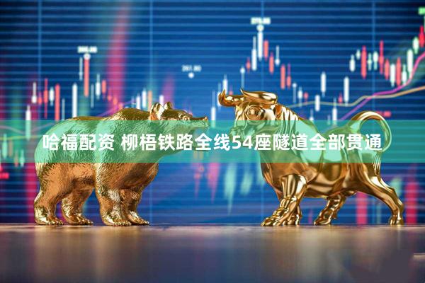 哈福配资 柳梧铁路全线54座隧道全部贯通
