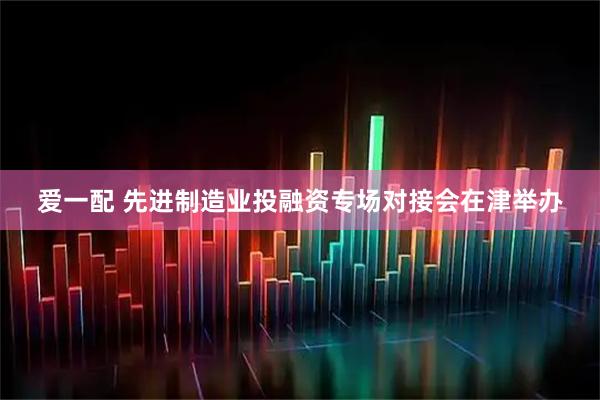 爱一配 先进制造业投融资专场对接会在津举办