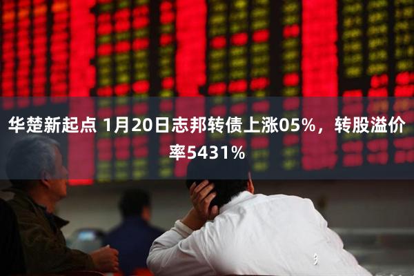 华楚新起点 1月20日志邦转债上涨05%，转股溢价率5431%