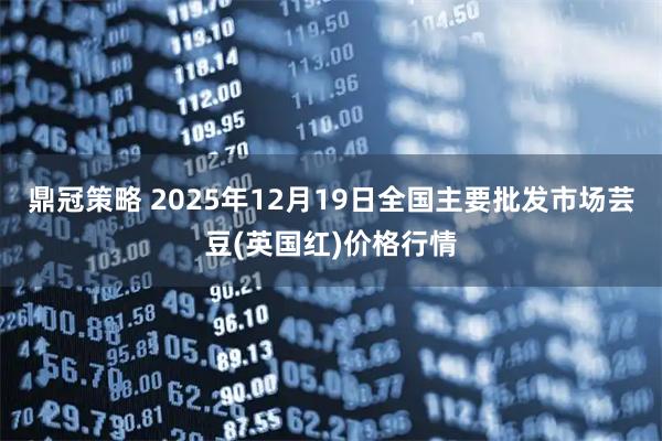 鼎冠策略 2025年12月19日全国主要批发市场芸豆(英国红)价格行情