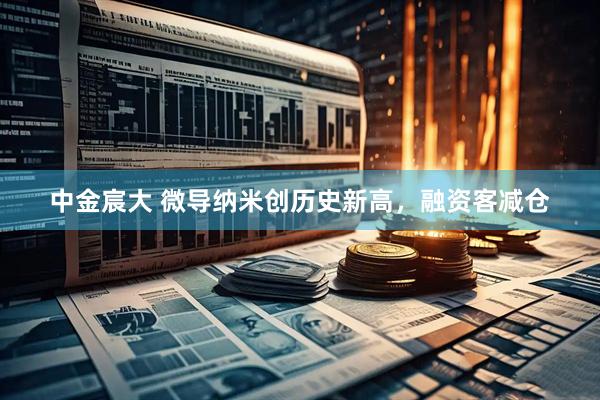 中金宸大 微导纳米创历史新高，融资客减仓